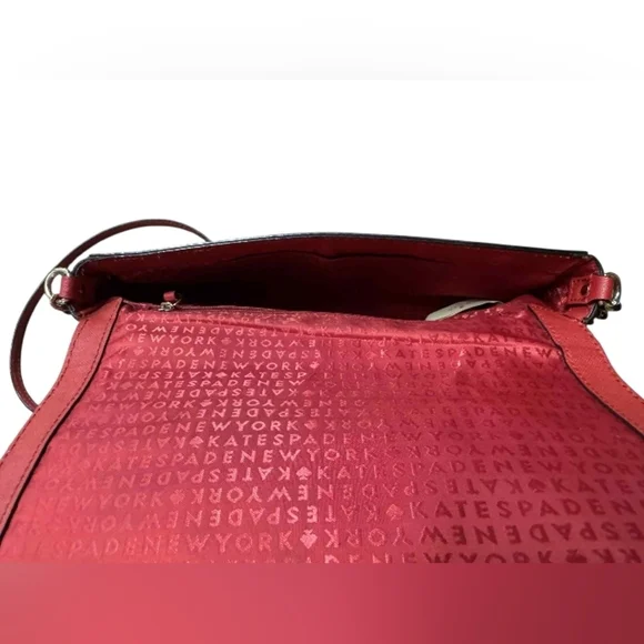Kate Spade Cove Street Dody Purse Crossbody Red Leather EUC - Picture 6 of 10